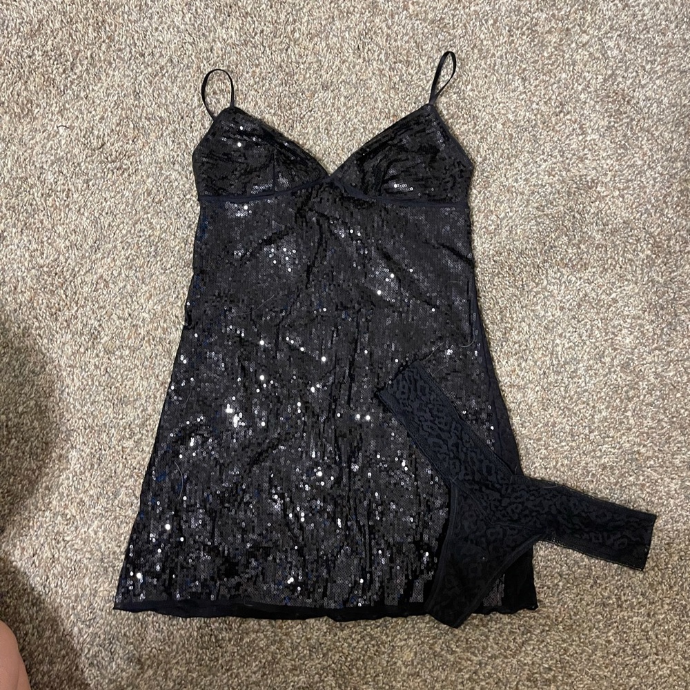 Victoria’s Secret sequin Teddy lingerie